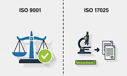 Comparing ISO 9001 and ISO 17025 Standards