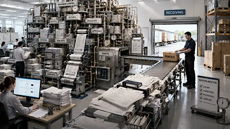 Absurd ISO 9001 processes that drain productivity